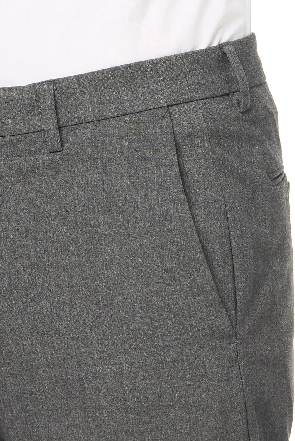 Savane Men's Slim Fit Flat Front Dress Pants with Comfort Waistband, 29"/30"/32" Inseams, 4-Way Stretch, Comfortable Slacks
