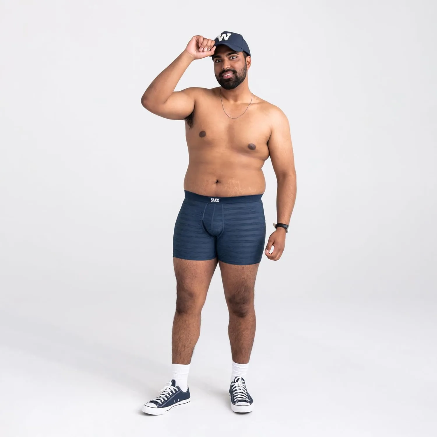 SAXX Underwear Co. Men's Underwear with Pouch Droptemp Cooling Mesh Boxer Brief Fly