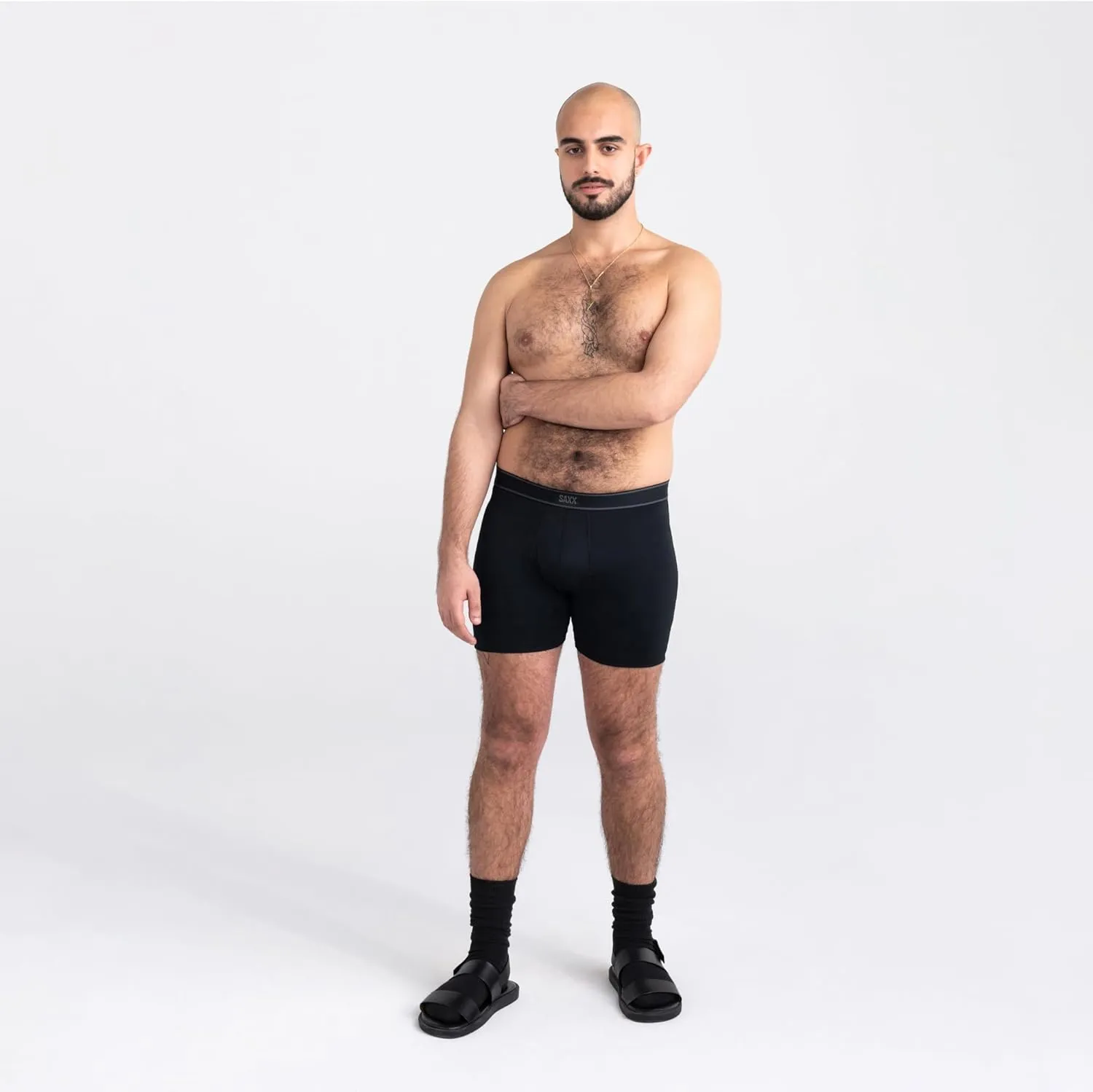 SAXX Underwear Co. Men's Underwear with Pouch Support Daytripper Boxer Brief Fly, 7 or 10 Pack