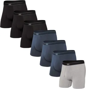 SAXX Underwear Co. Men's Underwear with Pouch Support Daytripper Boxer Brief Fly, 7 or 10 Pack