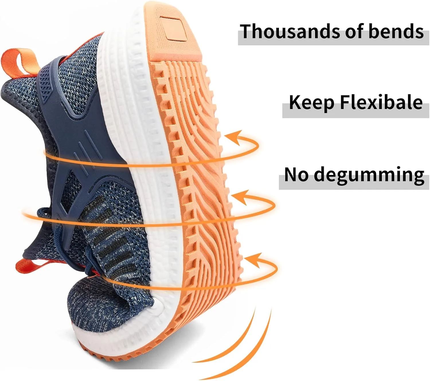 SDolphin Men's Running Shoes Sneakers - Tennis Workout Walking Gym Athletic Rubber Sole Breathable Comfortable Non Slip Fashion Shoes