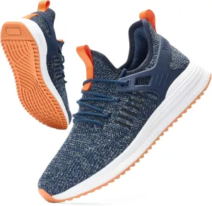 SDolphin Men's Running Shoes Sneakers - Tennis Workout Walking Gym Athletic Rubber Sole Breathable Comfortable Non Slip Fashion Shoes