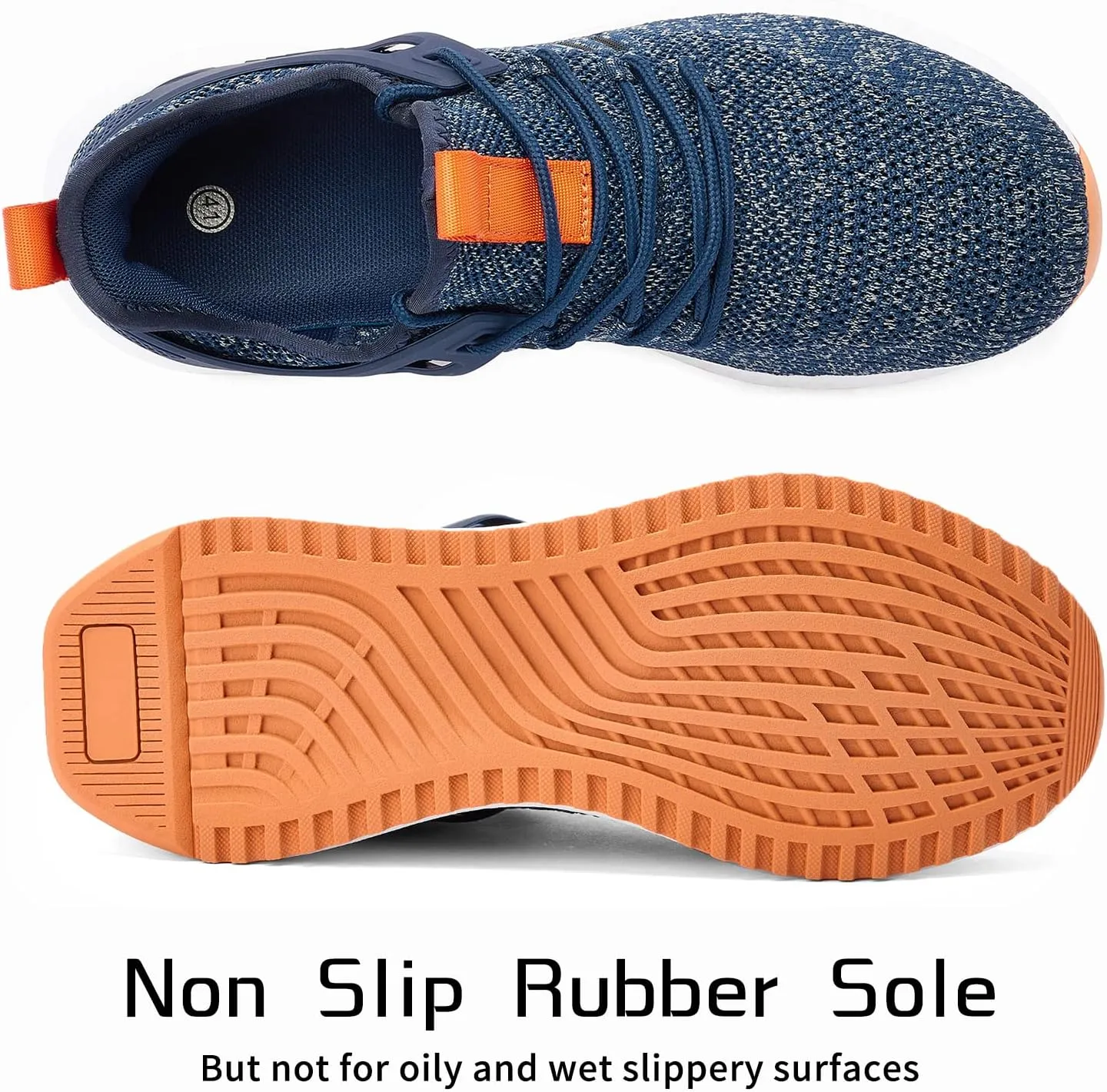 SDolphin Men's Running Shoes Sneakers - Tennis Workout Walking Gym Athletic Rubber Sole Breathable Comfortable Non Slip Fashion Shoes