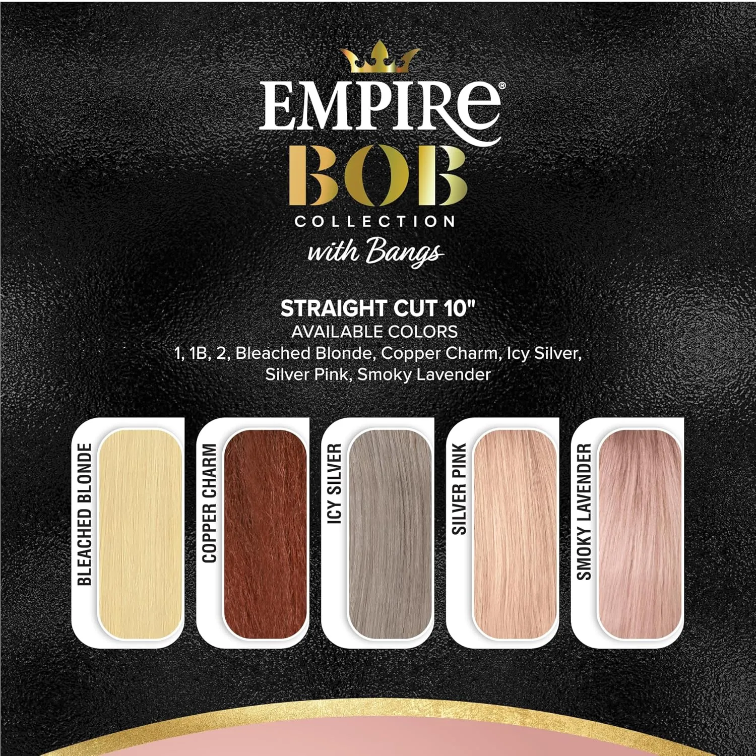 Sensationnel Empire Bob Humanhair Wig - Straight Cut Face Framing Mesh Cap for Comfort With Bangs (10 inch, 2 DARKBROWN)