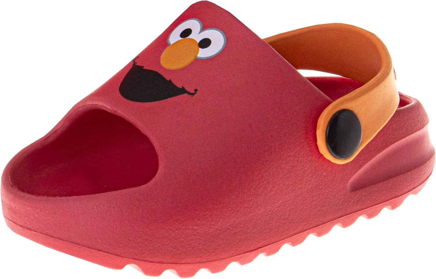 Sesame Street Clog Sandals with Backstrap - Open Toe Slides for Kids Girls and Boys - Sesame Sandal Slip-On Clogs Water Resistant (Sizes: 3-4 Infant / 5-10 Toddler / 11-12 Little Kid)