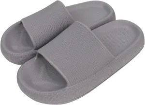 SEVENHILLDIAMONDS Thick Sole Slipper for Women and men - Pillow Slide - Indoor and Outdoor Sandal - Non Slip Slipper - Beach Slide - Quick Drying Sandal