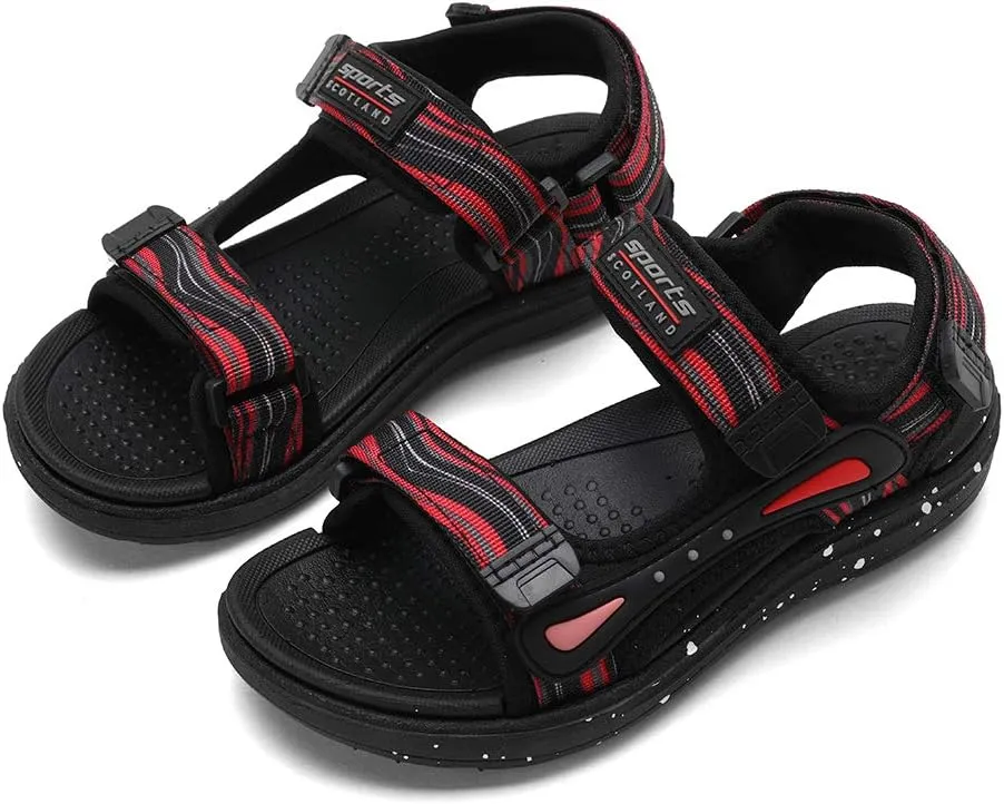 ShadowFax Boys Water Sandals Outdoor Hiking Adjustable Strap Sport Sandals