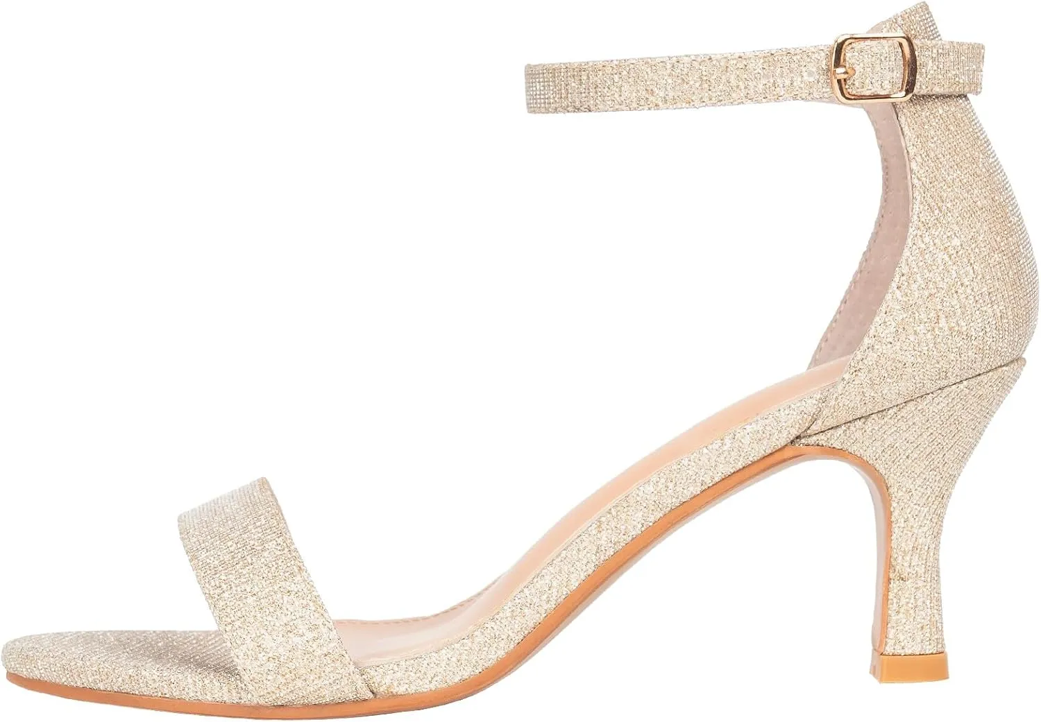 SheSole Women's Dressy Kitten Heels Rhinestone Sandals Elegant Prom Formal Bridal Wedding Shoes