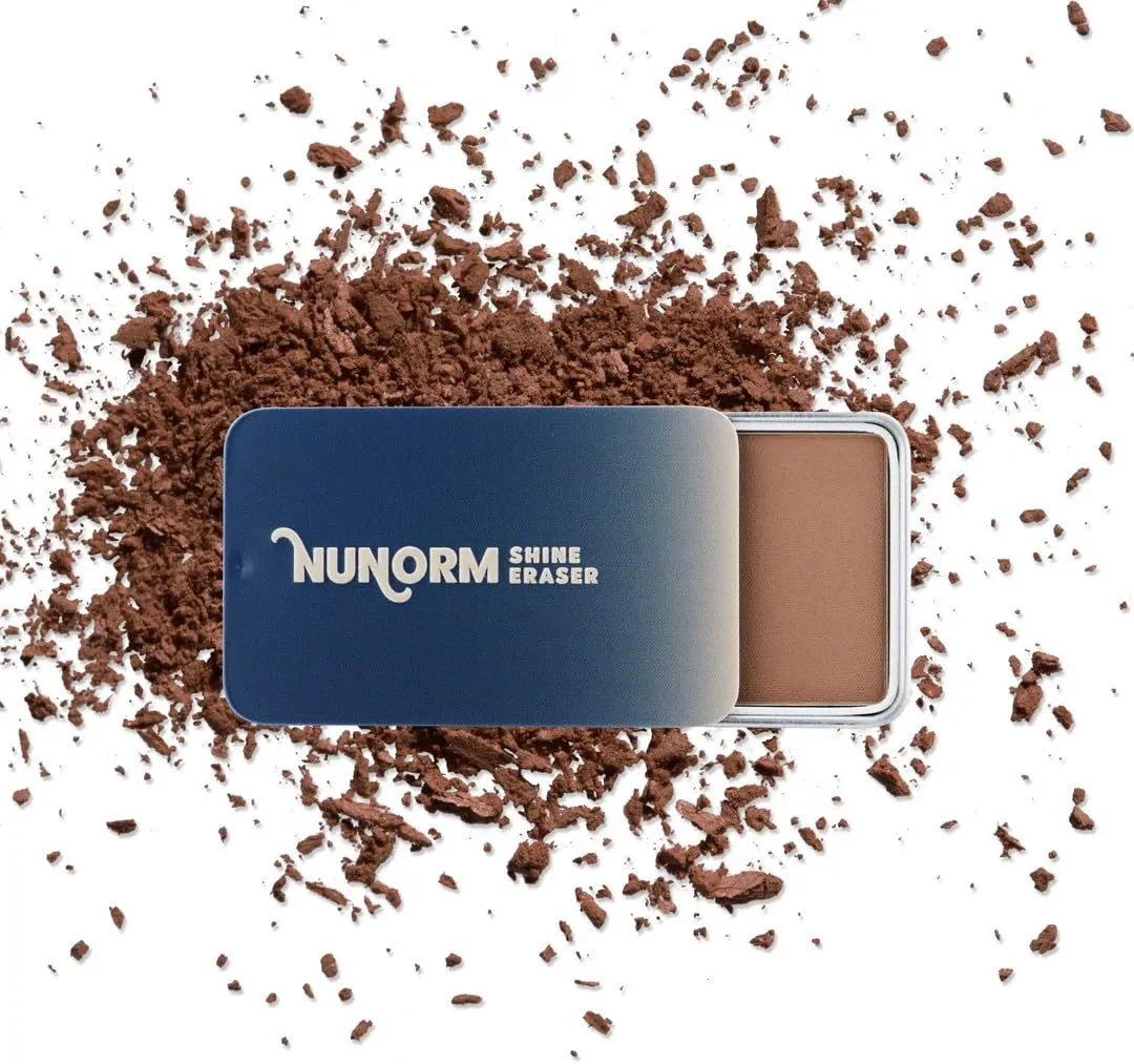 Shine Eraser | Absorbs Oil   Minimizes Pores | Premium Mattifying Formula for Men’s Skin | 3 Shades | High-Performance Ingredients | Made In USA | Cruelty-Free   Vegan | 100% Recyclable Tin