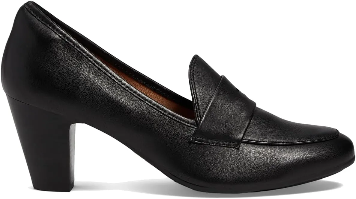 SHODENSE Women Chunky Kitten Heel Pumps Shoes Round Closed Toe Slip On Suede Penny Loafers Mid Block Heels Dress Loafer Matte Almond Toe Comfort Oxford Shoes Office Work Classic Elegant 4-11 M US