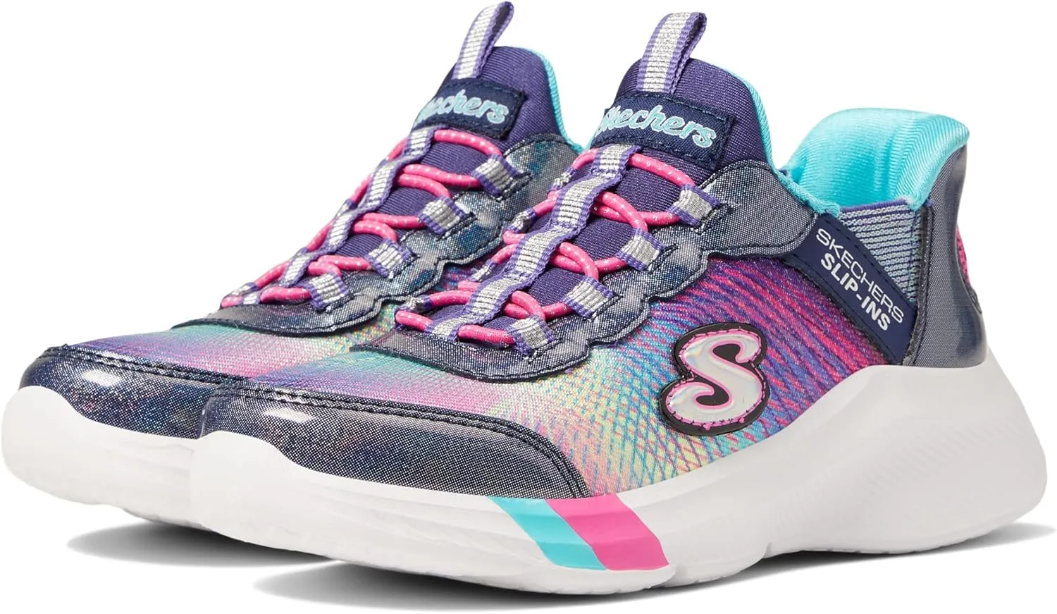 Skechers Girl's Dreamy Lites-Colorful Prism Sneaker