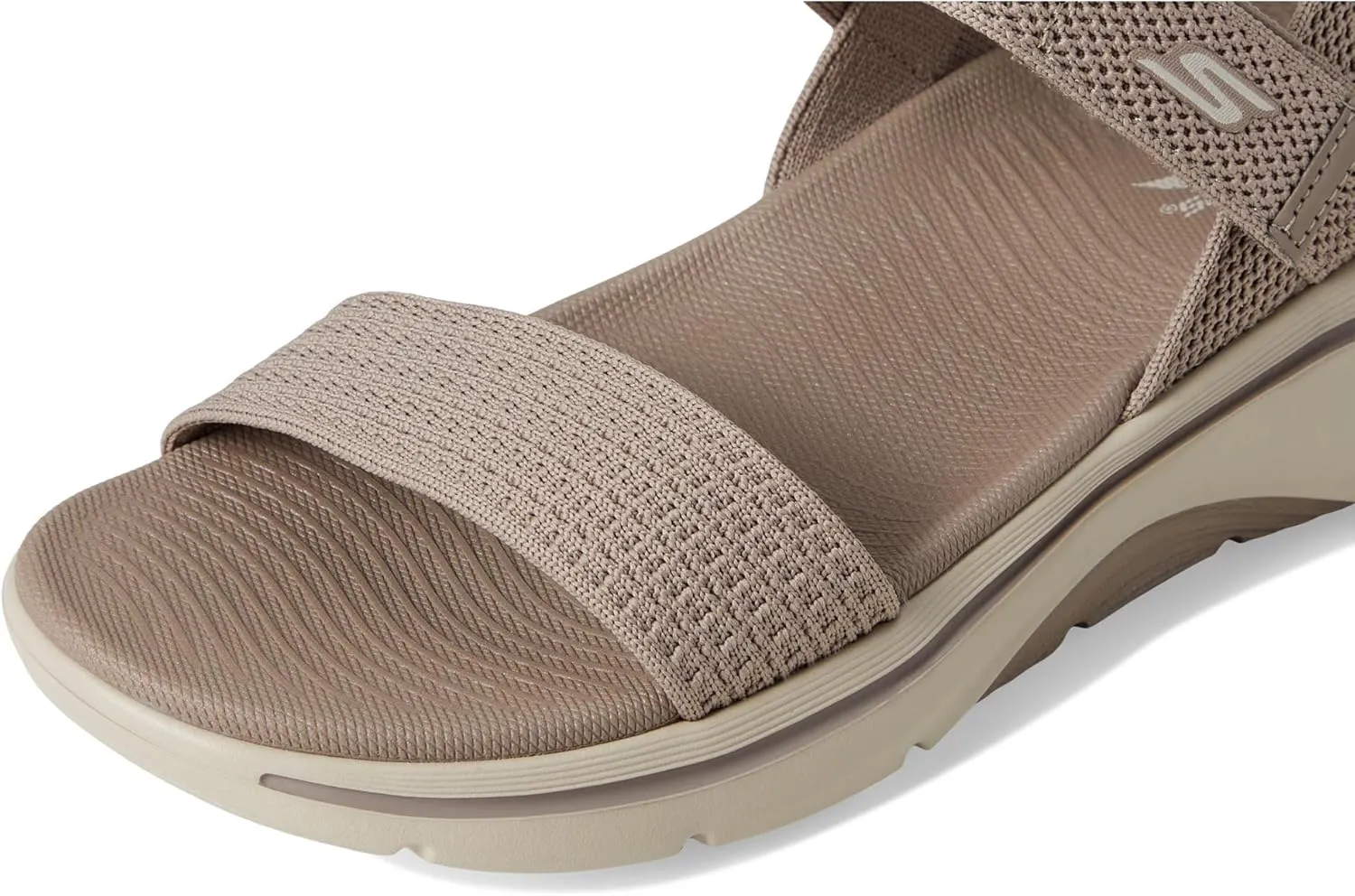 SKECHERS Women's Arch Fit 2.0 Finished Knit Quarter Strap Fisherman Sandal