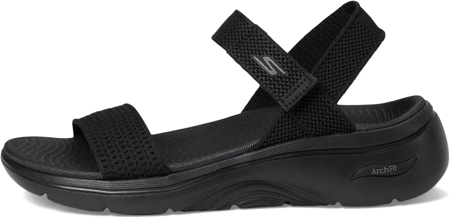 Skechers Women's Arch Fit 2.0 Finished Knit Quarter Strap Fisherman Sandal