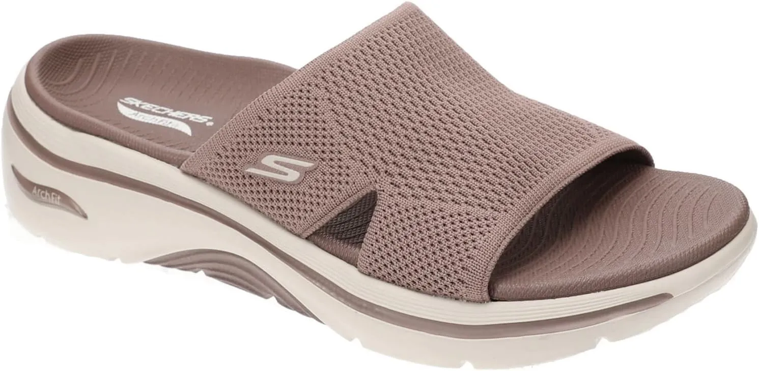 SKECHERS Women's Arch Fit 2.0 Quick-Dry Slide Flip-Flop