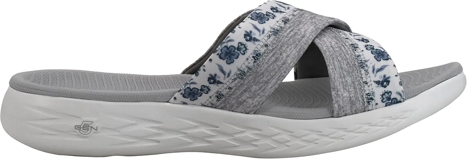 Skechers Women's On The Go 600 - Blooms Slide Sandal