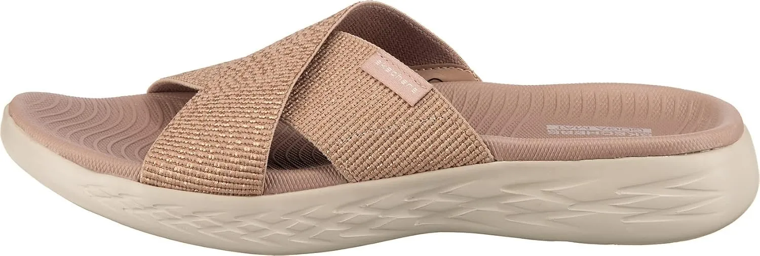 Skechers Women's On The Go 600 - Glistening Slide Sandal