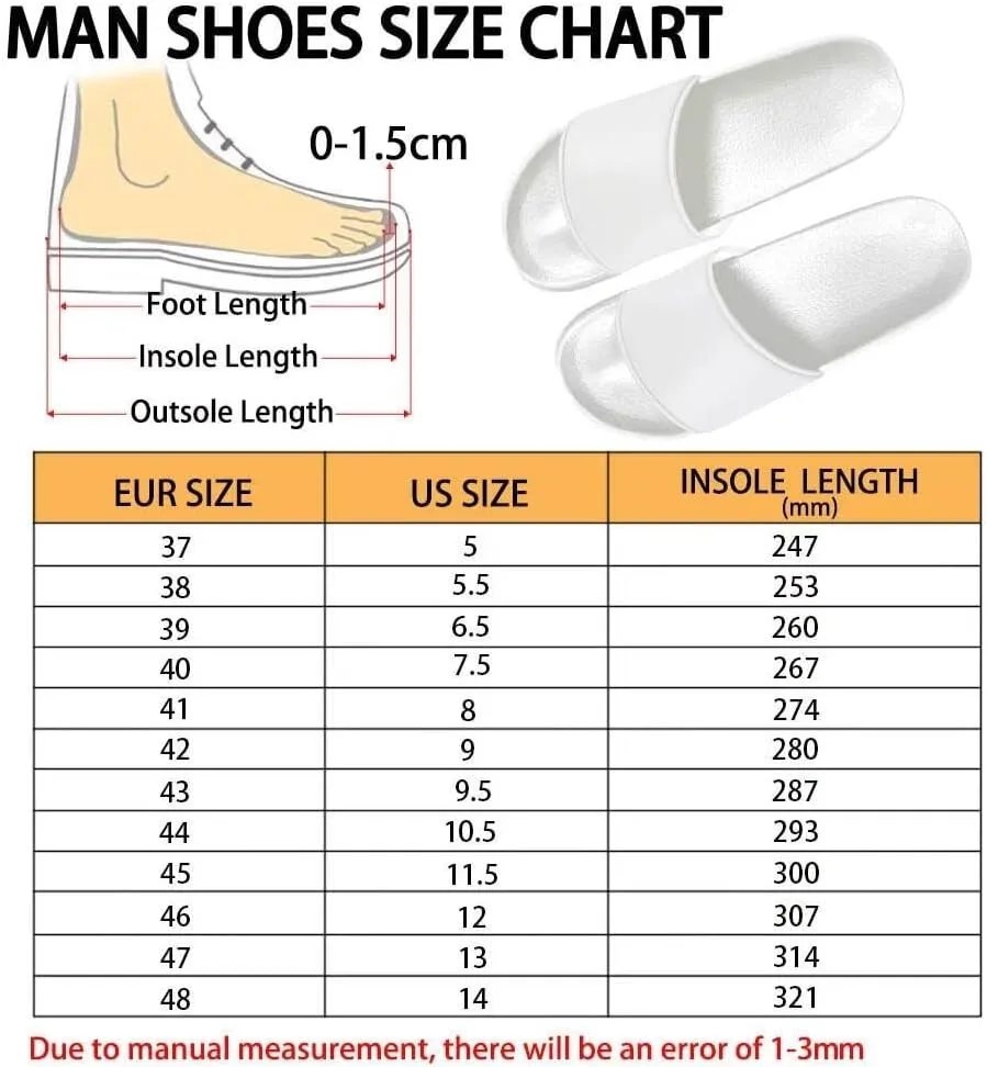 Slide Sandals Home Bathroom Slip-on Flat Slippers Daily Shoes for Women