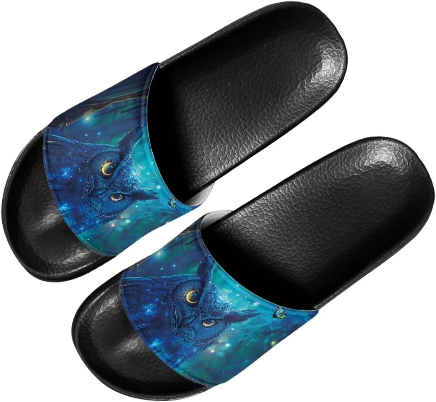 Slide Sandals Home Bathroom Slip-on Flat Slippers Daily Shoes for Women