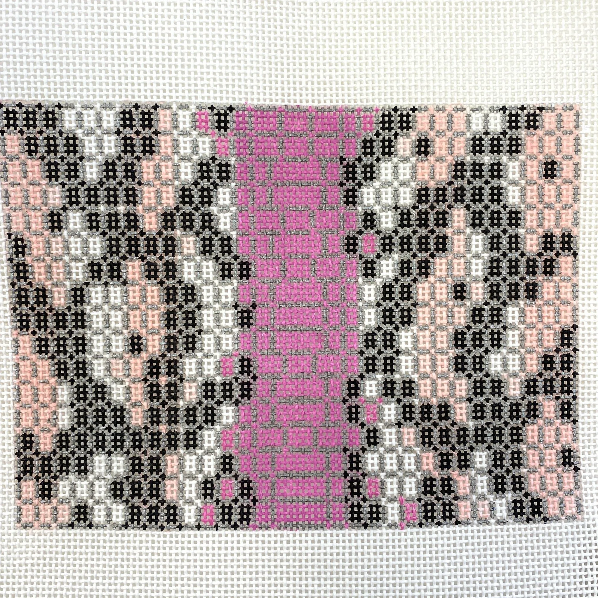 Snakeskin Mini Flat Clutch - Pink