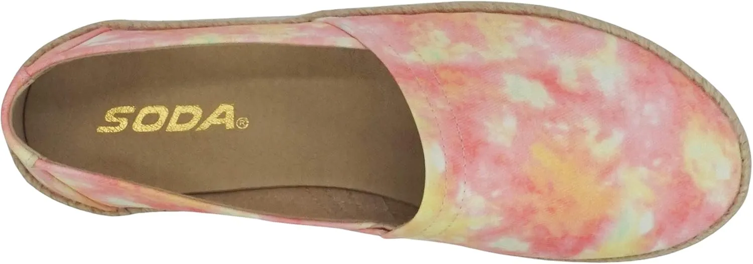 Soda Betty ~ Women Espadrilles Jute Wrap Slip On Fashion Flat with Soft Comfortable Sole
