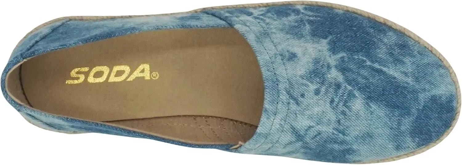 Soda Betty ~ Women Espadrilles Jute Wrap Slip On Fashion Flat with Soft Comfortable Sole
