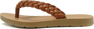 Soda STILL ~ Women Casual Comfort Braided Flip Flops Flat Fashion Thong Sandal