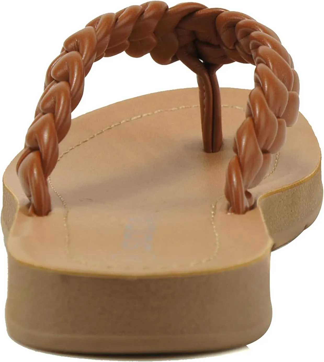 Soda STILL ~ Women Casual Comfort Braided Flip Flops Flat Fashion Thong Sandal