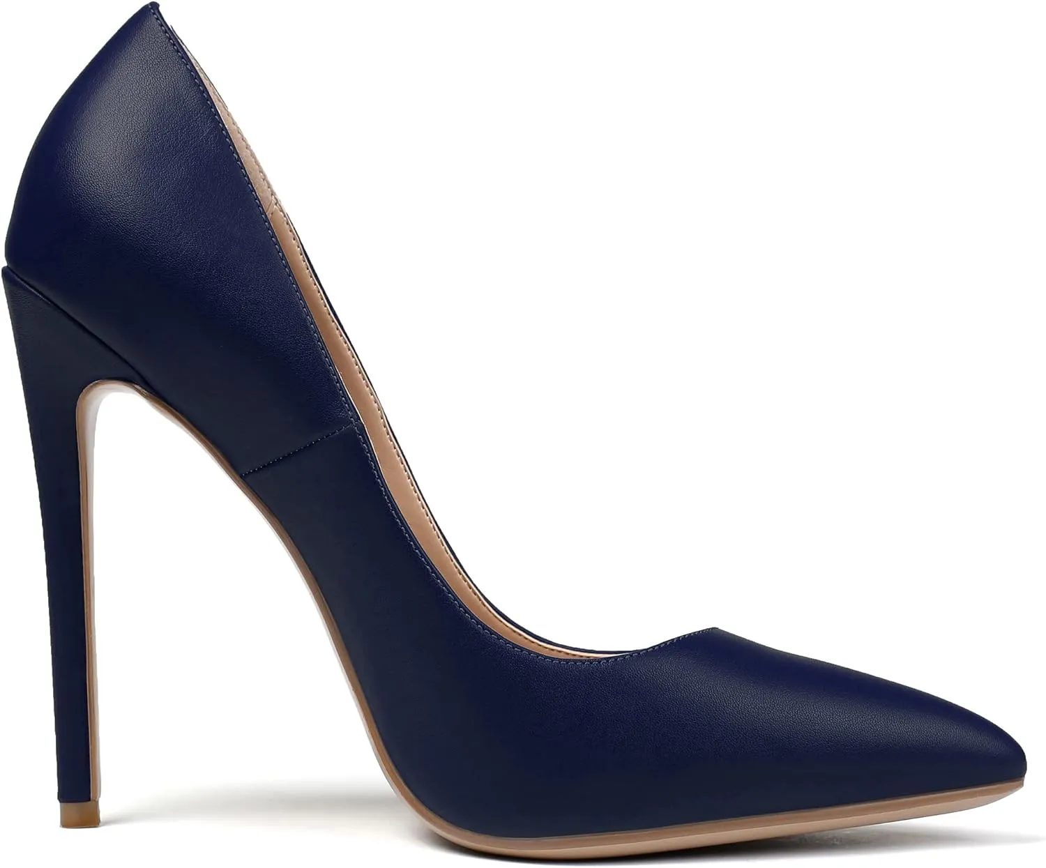 Soireelady Women's Pumps High Heel| Stiletto Heels Shoes |Slip on |Womens Elegant Dress Party Shoes 12CM 4.8 Inch