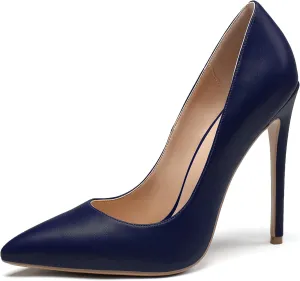 Soireelady Women's Pumps High Heel| Stiletto Heels Shoes |Slip on |Womens Elegant Dress Party Shoes 12CM 4.8 Inch