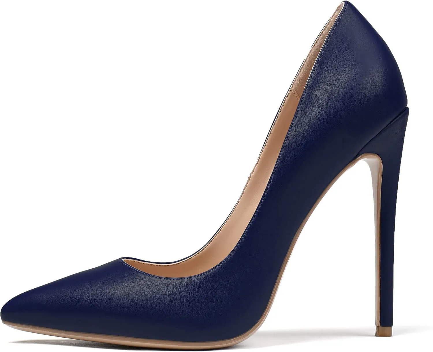 Soireelady Women's Pumps High Heel| Stiletto Heels Shoes |Slip on |Womens Elegant Dress Party Shoes 12CM 4.8 Inch