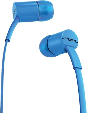 Sol Republic 1112-36 JAX In-Ear Headphones with 1-Button Mic and Music Control - Electric Blue