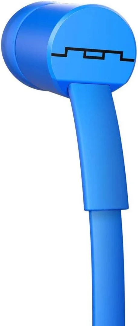 Sol Republic 1112-36 JAX In-Ear Headphones with 1-Button Mic and Music Control - Electric Blue
