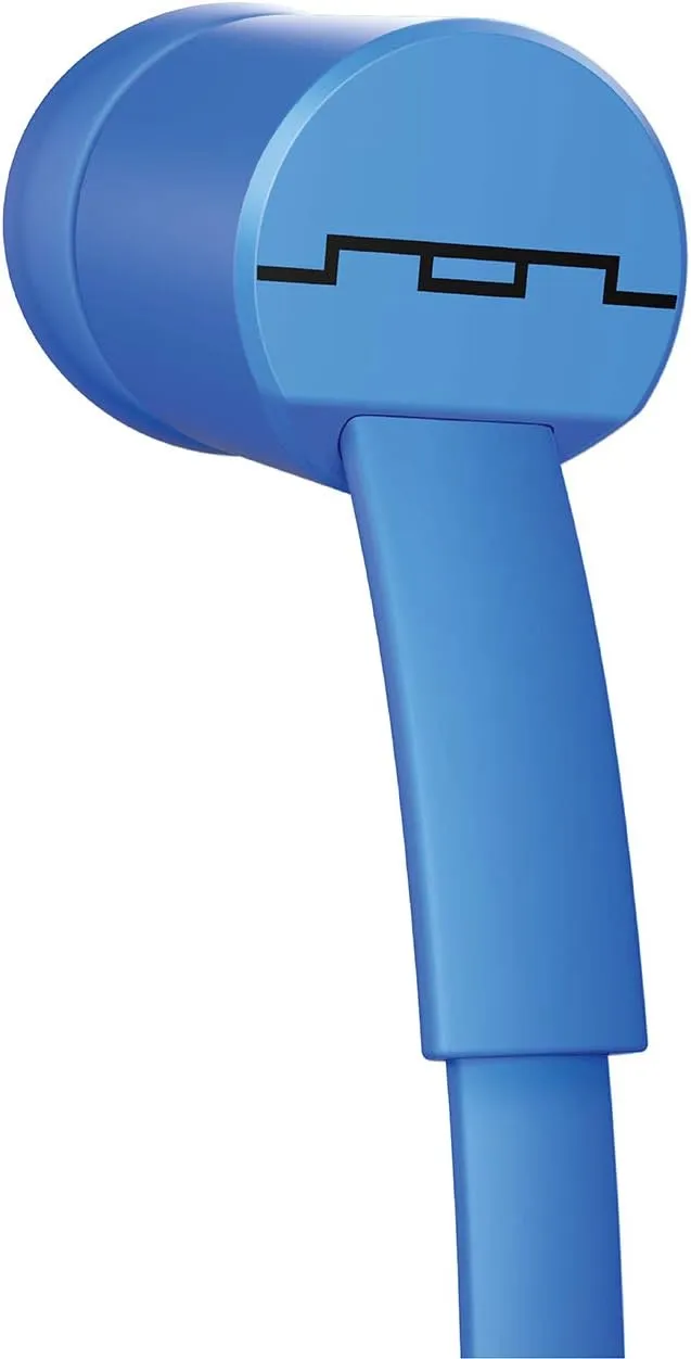 Sol Republic 1112-36 JAX In-Ear Headphones with 1-Button Mic and Music Control - Electric Blue