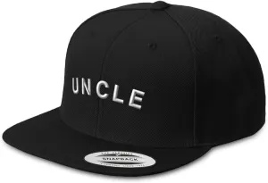 Speedy Pros Snapback Hat for Men Flat Brim Hats Uncle C Embroidered Flat Bill Hat Acrylic