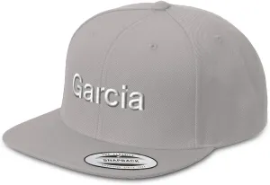 Speedy Pros Snapback Hats for Men & Women Garcia Letters Acrylic Flat Bill Baseball Cap