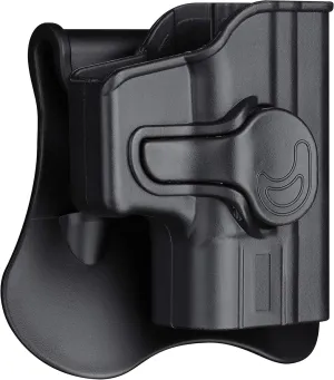 Springfield XD Subcompact Holsters, OWB Holster for Springfield Armory XD9 3" / Springfield XD40 3" - Index Finger Released | Adjustable Cant | Autolock | Outside Waistband | Lightweight -Right Handed
