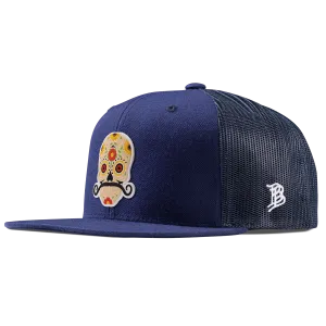 Stache Skull PVC Flat Trucker