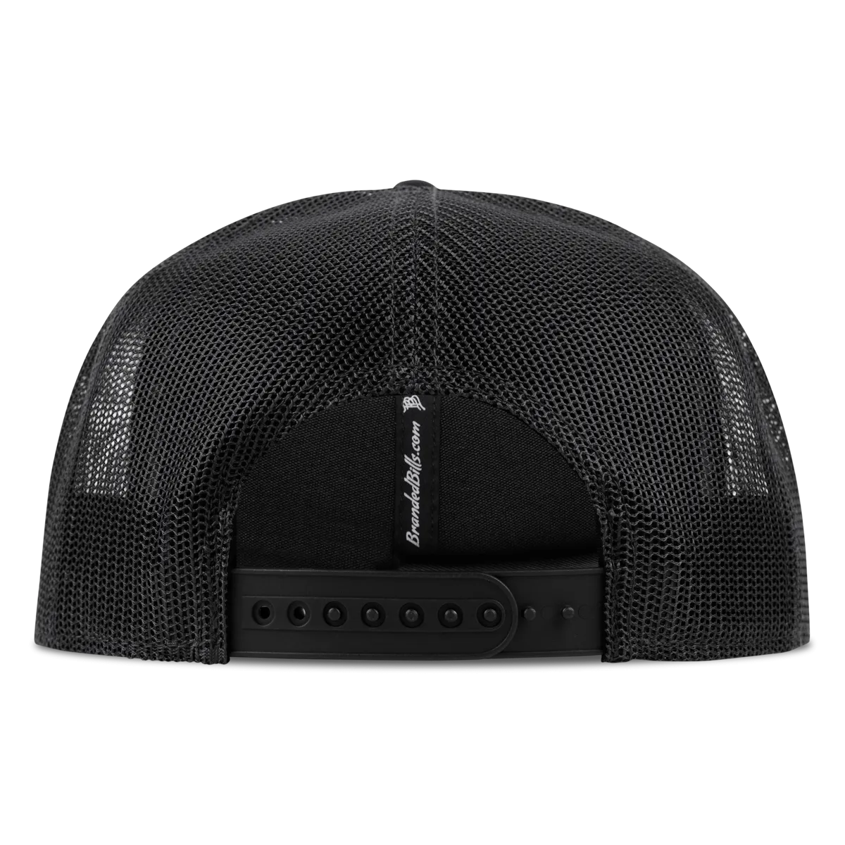 Stache Skull PVC Flat Trucker