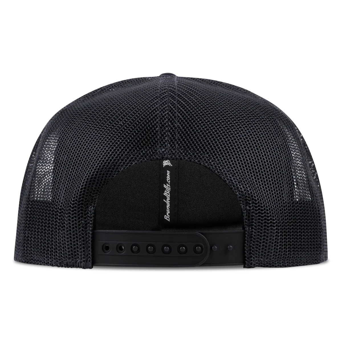 Stache Skull PVC Flat Trucker