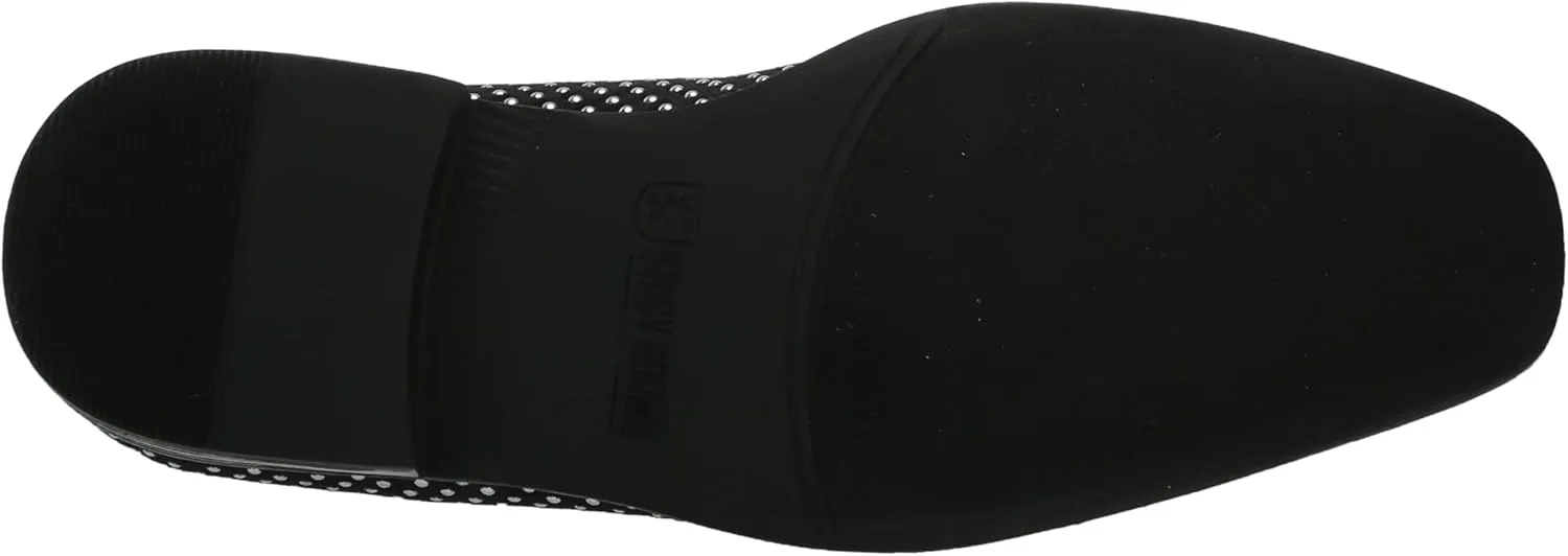 STACY ADAMS Boy's Swagger Studded Ornament Slip on Loafer