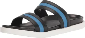 Stacy Adams Men's Metro Double Strap Slide Sandal Flat