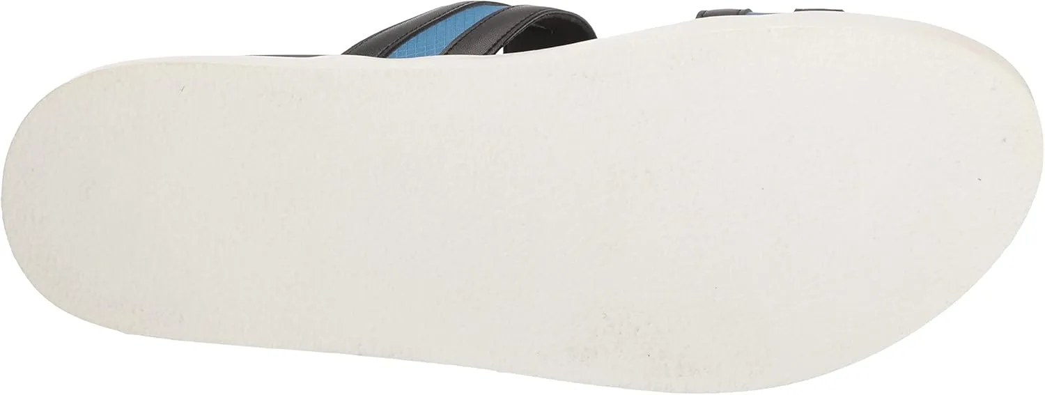 Stacy Adams Men's Metro Double Strap Slide Sandal Flat