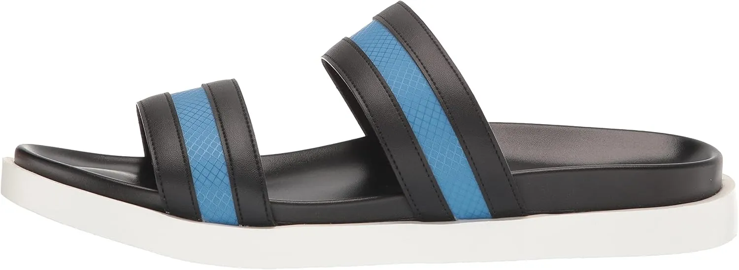 Stacy Adams Men's Metro Double Strap Slide Sandal Flat