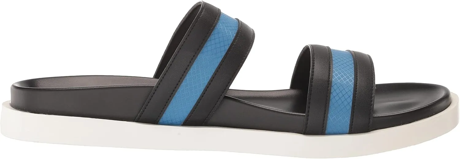 Stacy Adams Men's Metro Double Strap Slide Sandal Flat