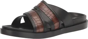 STACY ADAMS Men's Mondo Cross Strap Slide Sandal