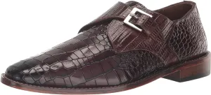 STACY ADAMS Men's Rapino Plain Toe Monk Strap Loafer