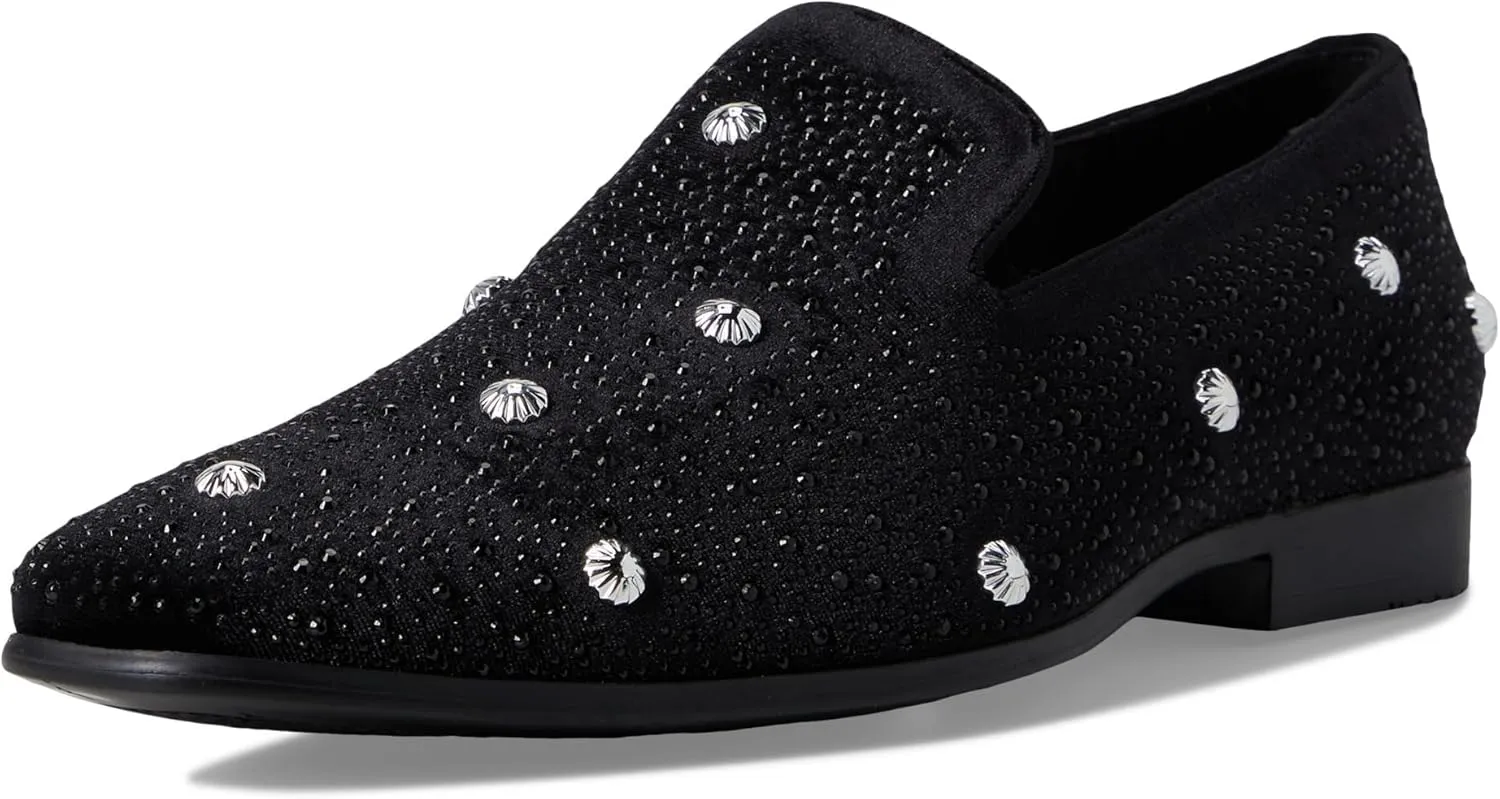 STACY ADAMS Men's Spangle Rhinestone Slip on Loafer