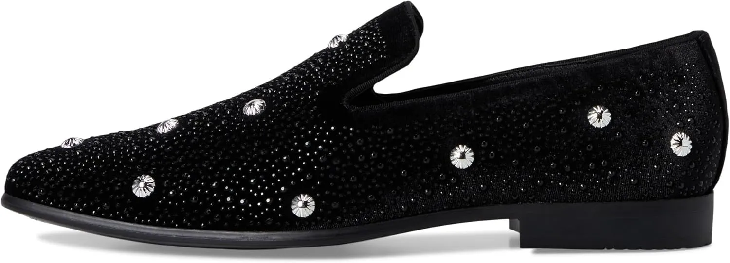 STACY ADAMS Men's Spangle Rhinestone Slip on Loafer
