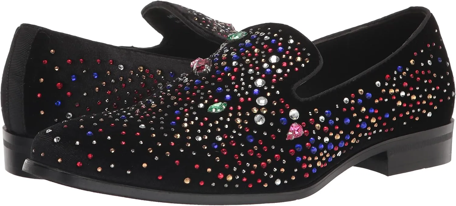 Stacy Adams Men's Starling Rhinestone Slip on Loafer
