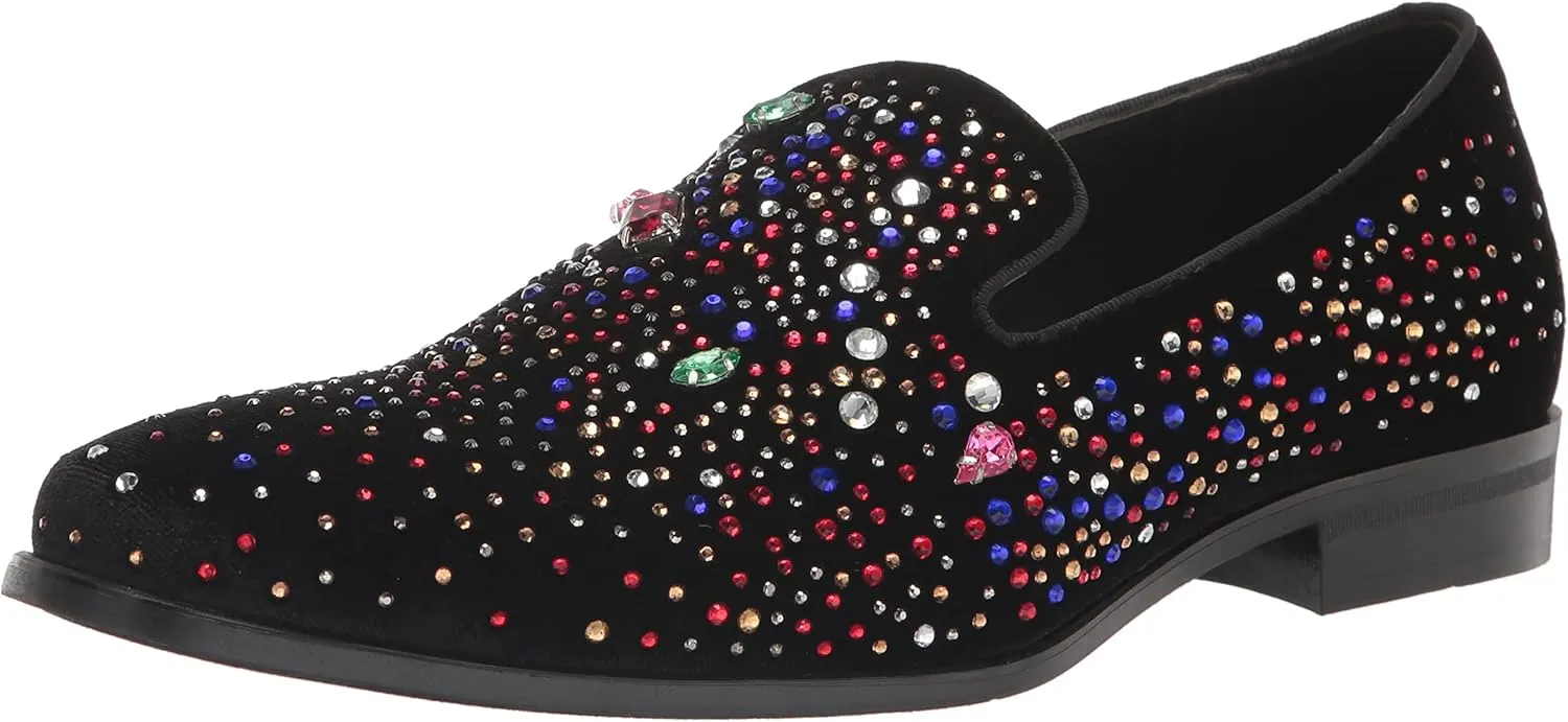 Stacy Adams Men's Starling Rhinestone Slip on Loafer